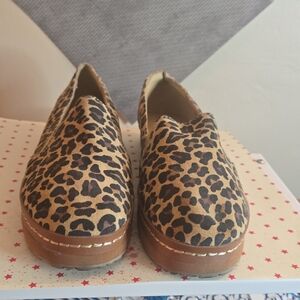 Toms Animal Print Slip-On Shoes